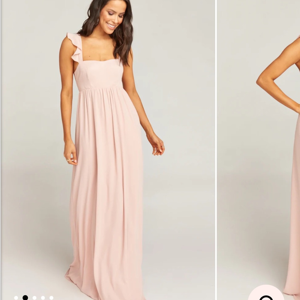 Show me your mumu June dress in blush